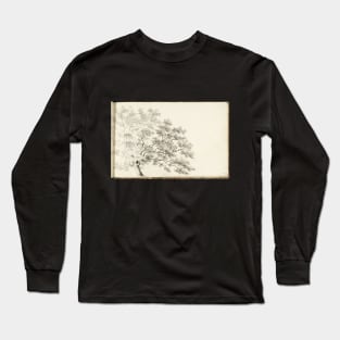 A Tree, with a Line of Trees Beyond, 1789 Long Sleeve T-Shirt